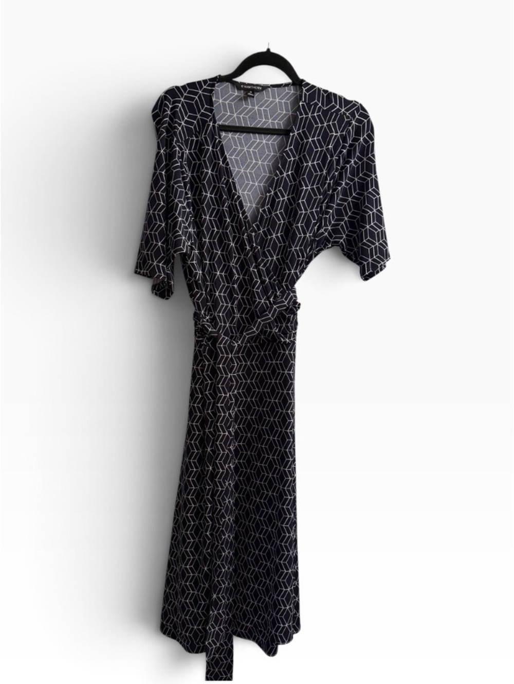 41 Hawthorn Geometric Print Wrap Dress Size 2X